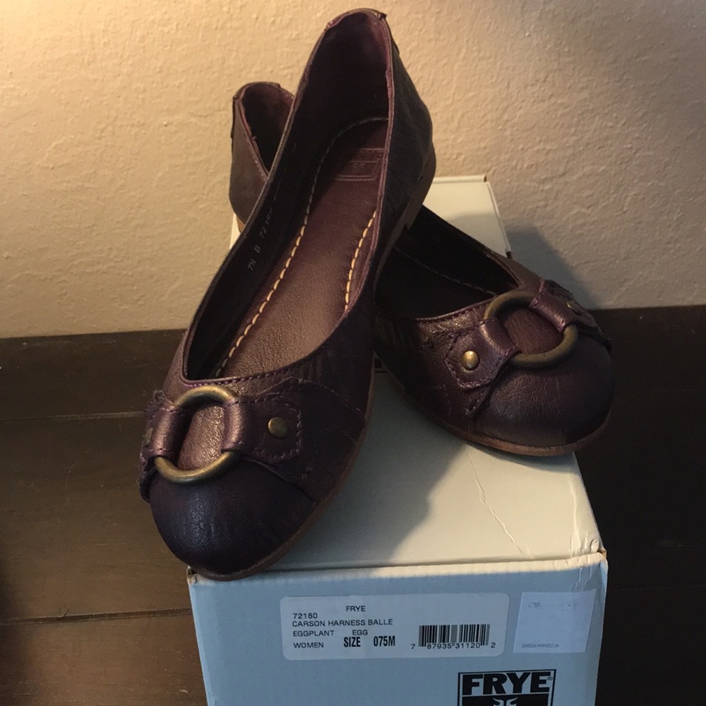Frye Carson Harness Ballet Flat